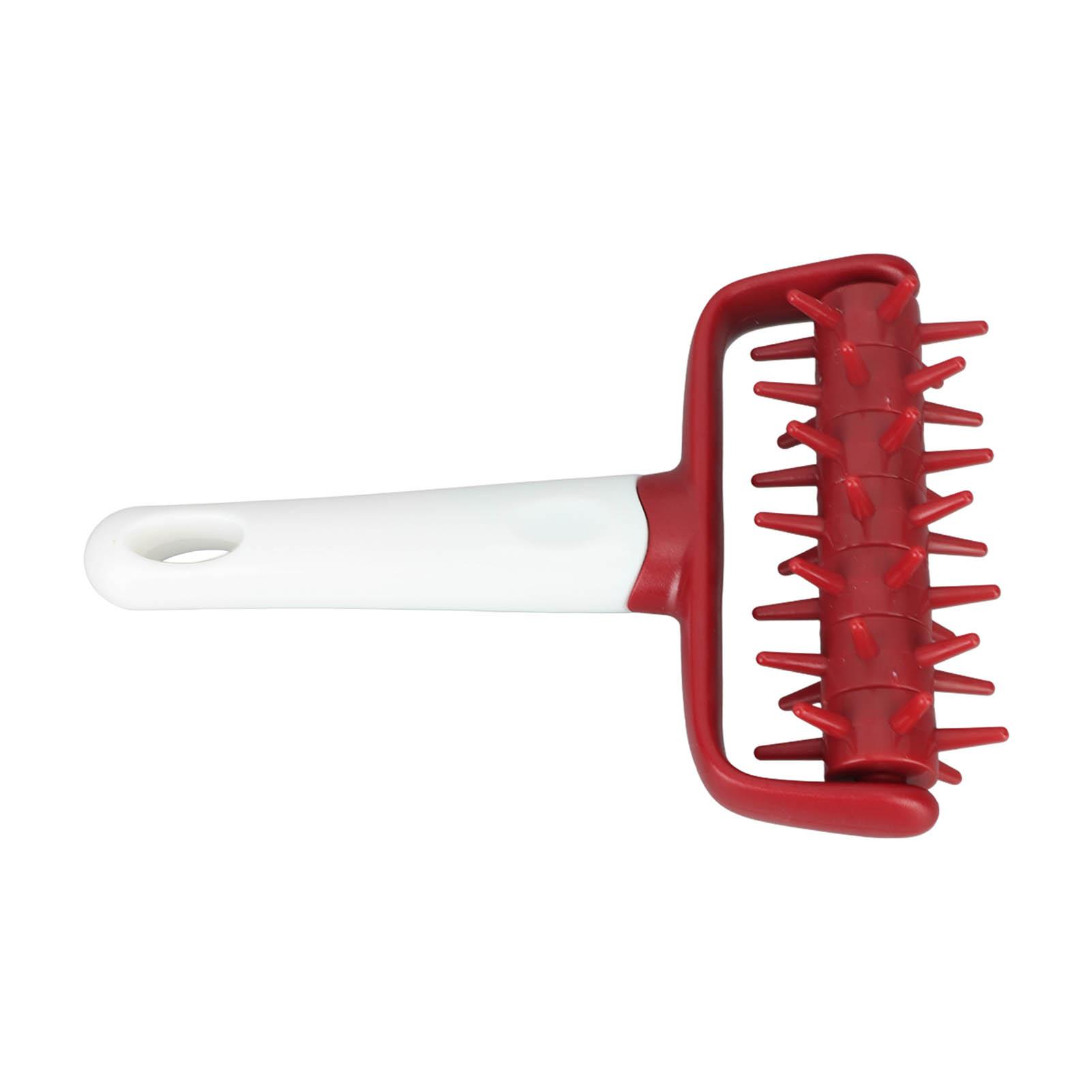 Тесто для пиццы Ролик для стыковки предотвращает образование пузырей Плотный инструмент для стыковки пиццы с шипами для домашней кухни