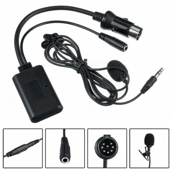 For Alpine KCM-123B M-BUS Cable adapter Aux Audio Microphone High quality