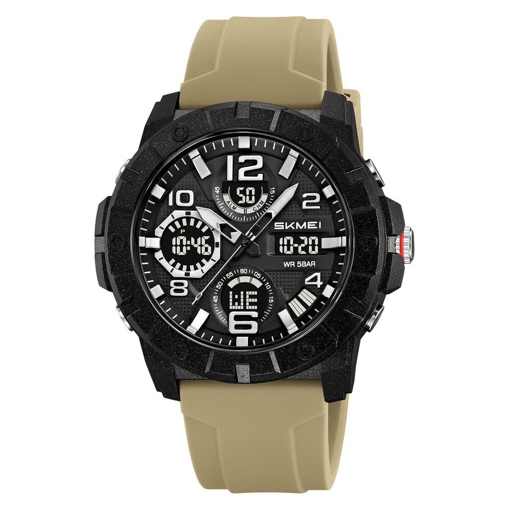 Watch Men's Multifunctional Sports Outdoor Electronic Watch Double Display Luminous Waterproof Student Electronic Watch