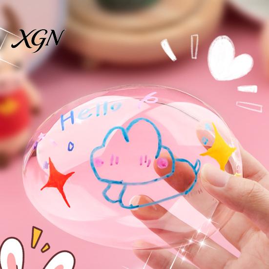 Kids Party Craft Supplies Nano Tape Bubble Kit with Glitter Beads DIY Stress Relief Toy Set Accessories for Adults Creative Making Favors Relaxation