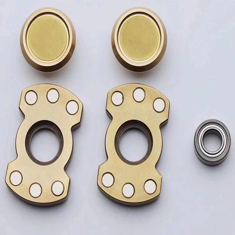 Magnetic Slider Stress Relief Cube Fidget Spinner EDC Adult Decompression Toys Anti Stress Hand Spinner Anxiety Relief Toys