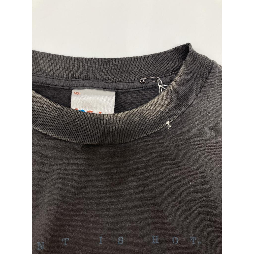 SAINT MICHAEL SM-HR1-0000-029 LS TEE/X/BLK tops XL grayUsed