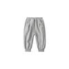 Children's Thickened Pants for Autumn and Winter, Boys' Composite Fleece Sweatpants, Baby Boys' Warm Solid Color Low-Waist Pants