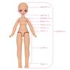 ICY Fortune Days bjd body doll body soft vinyl girl doll for custom DIY doll making 1/4 practice, parts,