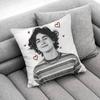 T-Timothée Chalamet Kissenbezug für 50cm 30cm 55cm 45cm 40cm quadratische Bettkissenbezug Hülle