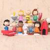 Conjunto de 12 Toppers de Bolo do Snoopy Decore Sua Festa Com a Turma do Peanuts!