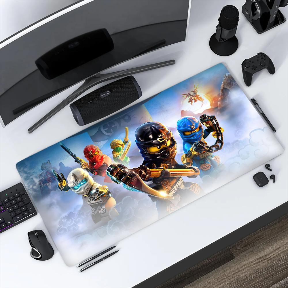 Game N-Ninjago Masters of S-Spinjitzu Mouse Pad Non-slip Thickened Large Writing Lockedge Office Student Gaming Cushion MousePad