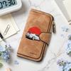Stylish Car Pattern Long Wallet Casual Portable Card Holder Fashion Daily Use Purse