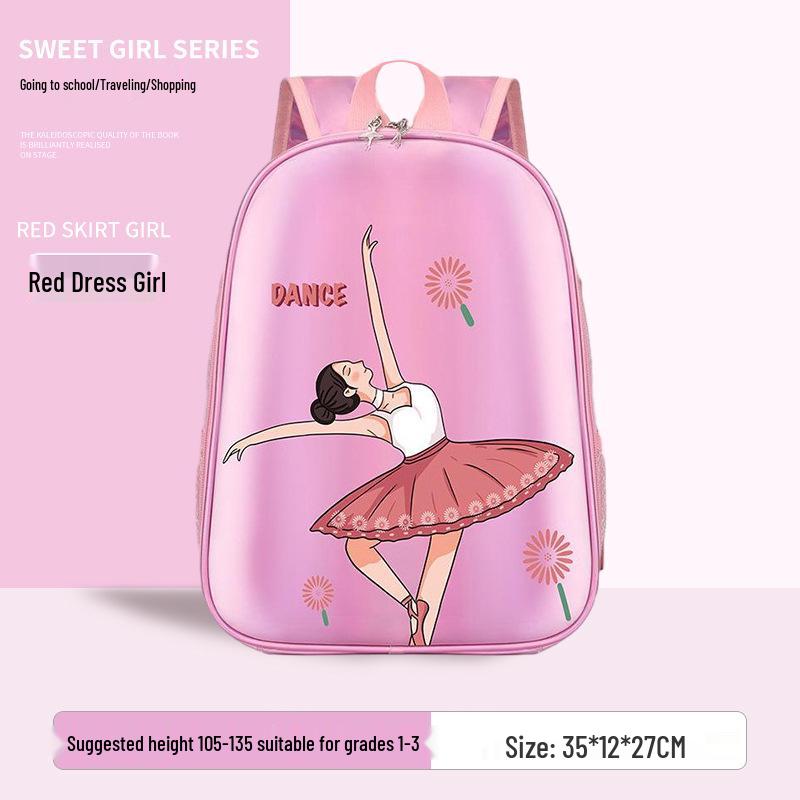 Girls' Princess Dress Style Backpack for Ages 3-6 Kindergarten - Fresh & Cute Design