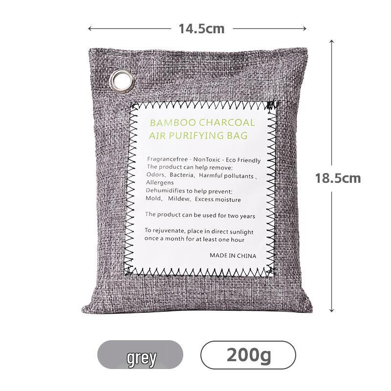 Exclusive Bamboo Charcoal Bag: 200g Activated Carbon for Car Odor and Formaldehyde Removal