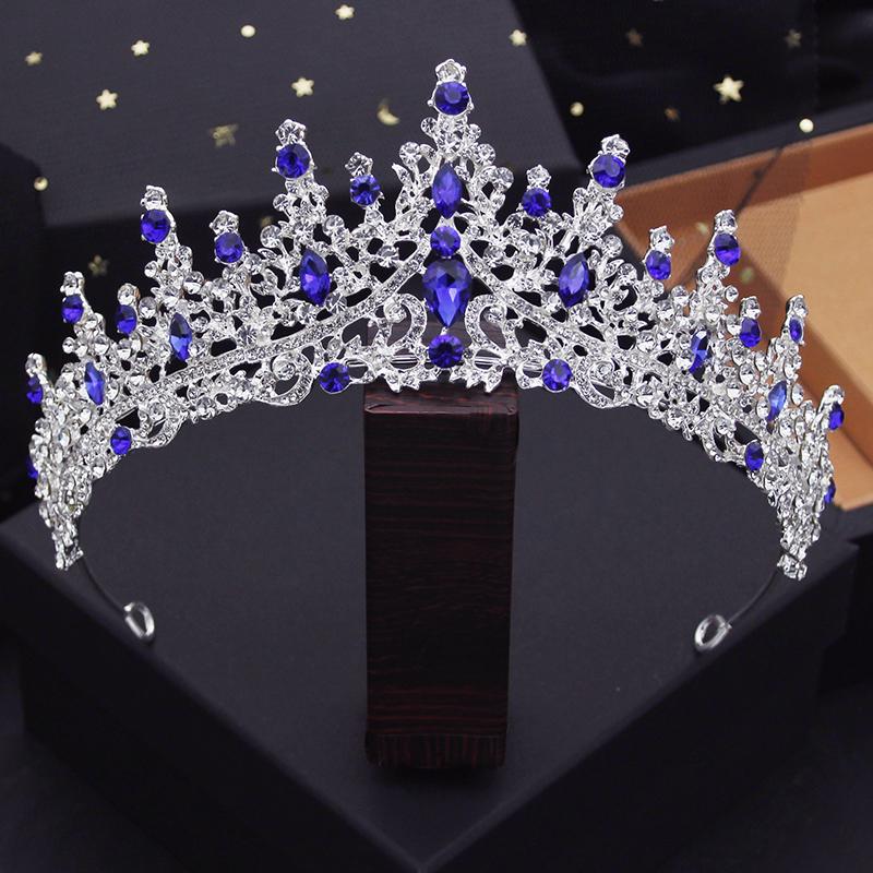 Luxury Headdress Wedding Crown Bride Tiaras and Crowns for Queen Diadem Pageant Crown Bridal Hair Jewelry Accessories