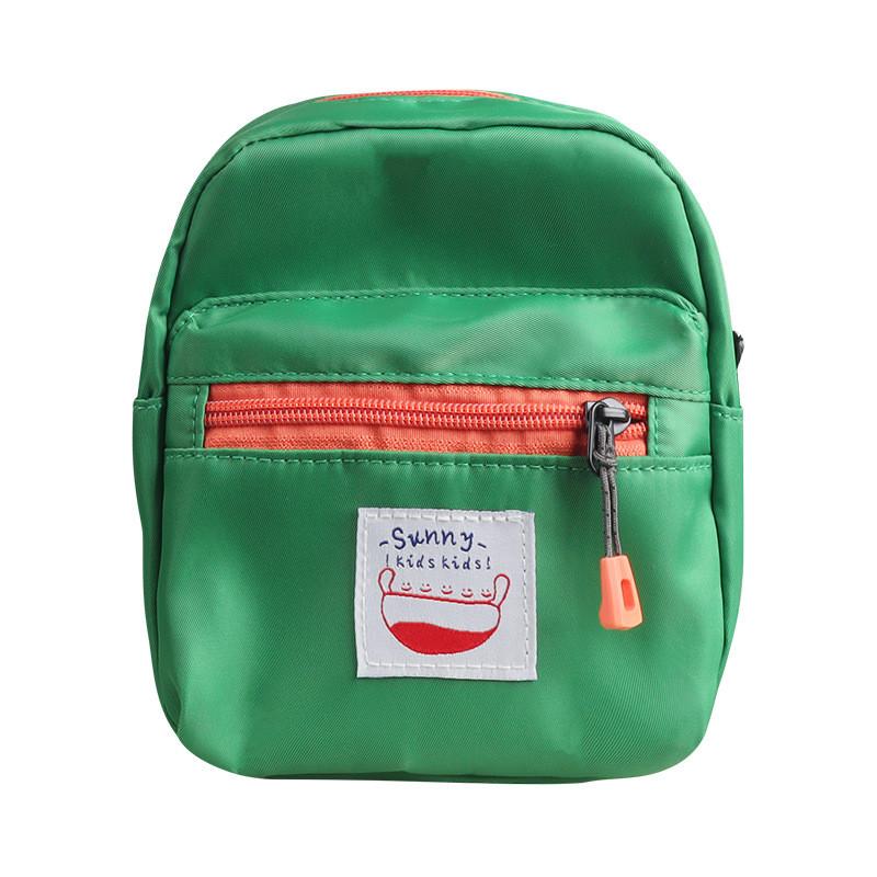 Fashionable Unisex Kids Bag Lightweight Canvas Spring Design With Cute Letter Motif