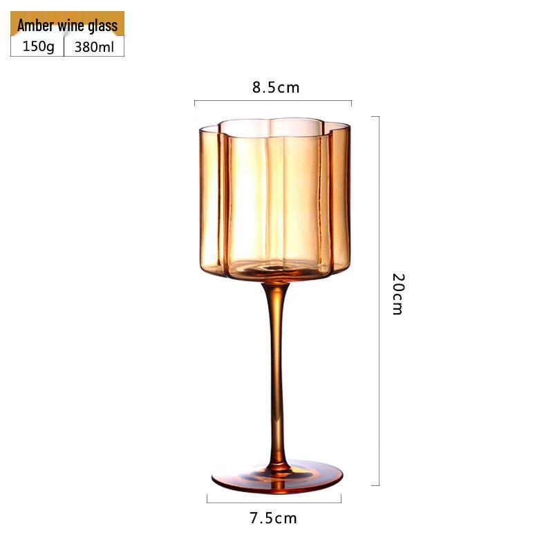 Creative Petal Design Champagne Glass