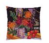 Retro Oil Painting Fruits And Vegetables Pepper Flower Pattern Pillowcase Car Living Room Sofa Decoration Pillowcase 45*45Cm