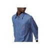 Uniqlo X JW Anderson Collaboration SS25 Front Double Pocket Design Laser Logo Long Sleeve Shirt Unisex shirts Blue 476242-65