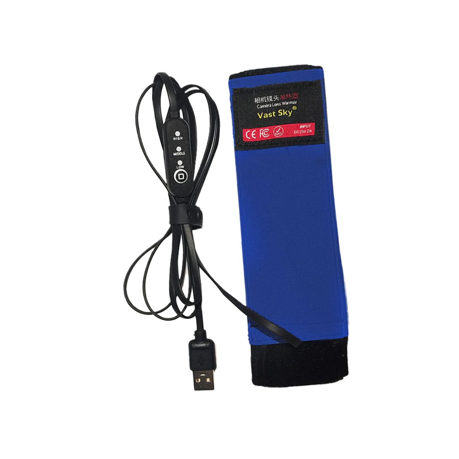 

Lens Heater for Telescope Camera Astrophotography 3 Gear Temperature Regulator Adjustable Fast Warming Anti Fog Belt Lens Warmer