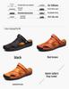 2025 Summer Plus Size Men's Closed-Toe Sandals & Casual Beach Shoes