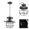 Vintage Industrial Iron Art Cage E27 LED Chandelier Ceiling Light Pendant Lamp for Bar Coffee Shop Decoration 100 240V