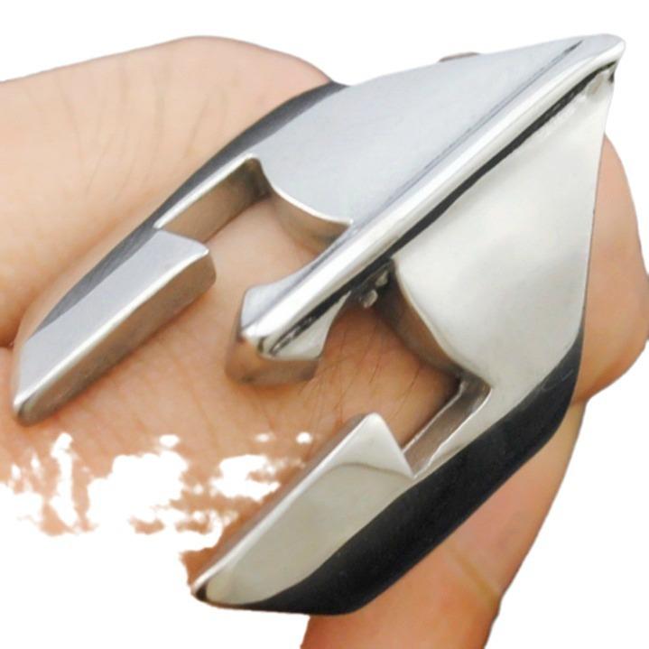 Film and Television Peripheral Accessories Spartan Warrior Helmet Men's Ring