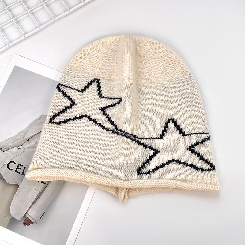 Dui Dui Hat Men and Women Retro Fashion Face Showing Small Casual Cold Hat Large Head Circumference Loose Warm Baotou Hat