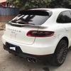 Porsche Macan Carbon Fiber Rear Lip Diffuser with Navigation Lights