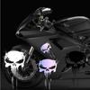 Samochodowa Naklejka Odblaskowa Czaszka Winyl Wodoodporne Kalkomanie Moda Motocykl Auto Styling Ozdobne Naklejki na Karoserię Czaszka 10x15CM