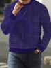 Round Neck Long Sleeve Sweatshirt Men's Spring and Autumn Fashion Round Neck Sweatshirt