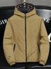 Men's Trendy Hooded Cotton Jacket - Autumn/Winter 2026, European Style, Versatile Casual Padded Jacket.