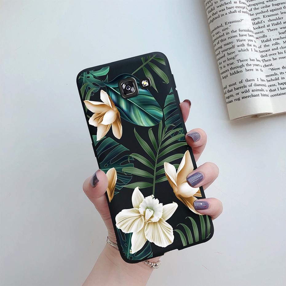 For Samsung Galaxy A5 2016 A510 A5 2017 A520 Case Fashion Sunflower Silicone Soft Phone Case For Samsung A5 A 5 2016 2017 Cover