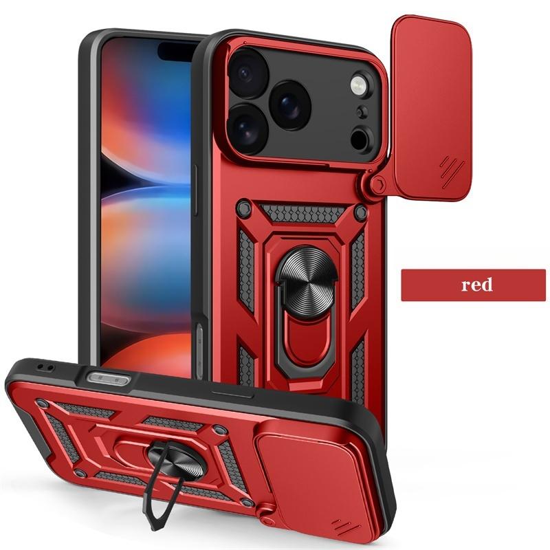 Armor Funda For iPhone 17 Pro Max Case Car Magnetic Holder Ring Case For iPhone17 Pro Air 17Pro Max Camera Lens Protection Cover