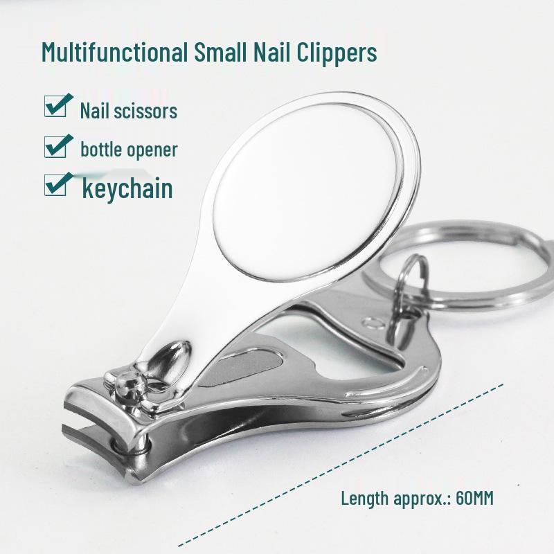 

Очаровательная женская брелок-кусачки для ногтей 3-в-1: Персонализированные кусачки для ногтей, открывалка для бутылок и подарок.