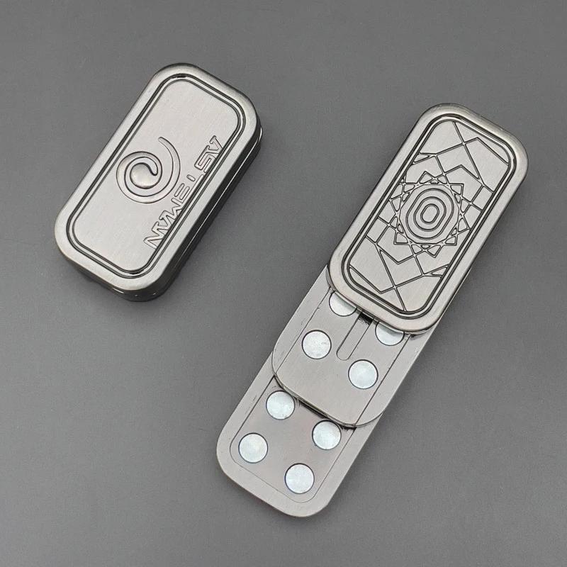 Pressure Resistant Magnetic Fidget Slider Camera Shaped ADHD Push Slider Toy Metal Press Click Anxiety Relief Adult Fidget Toys
