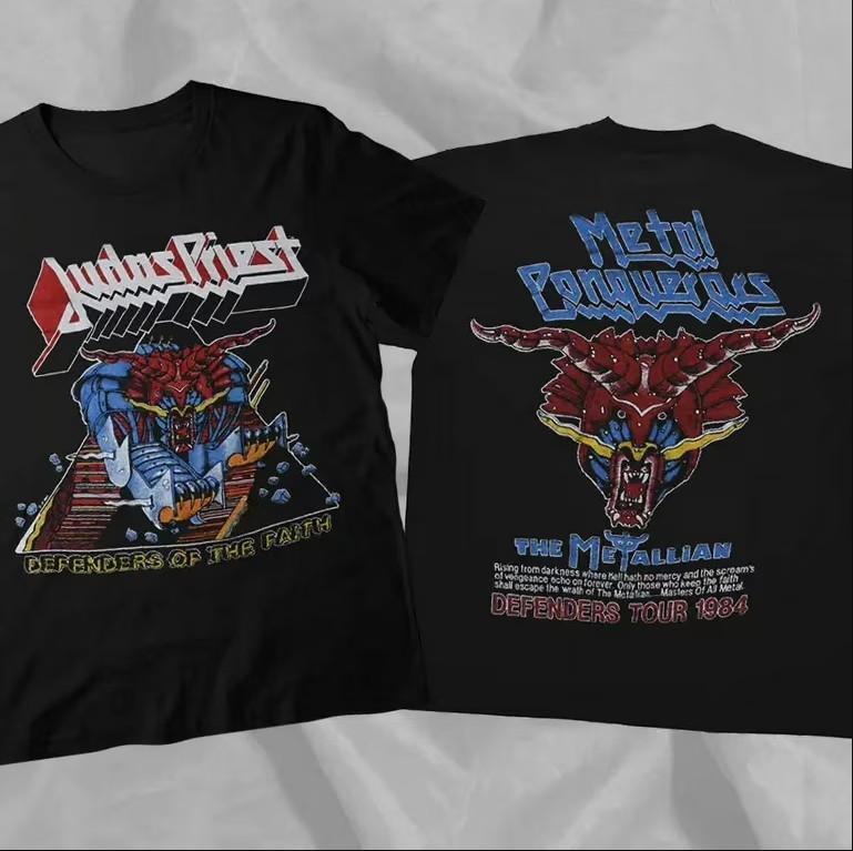 Vintage 1984 Judas Priest Defenders Of The Faith Tour T-shirt size S-5XL XXL