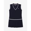 Fila Cotton Blend Pique V Neck Vest Dress