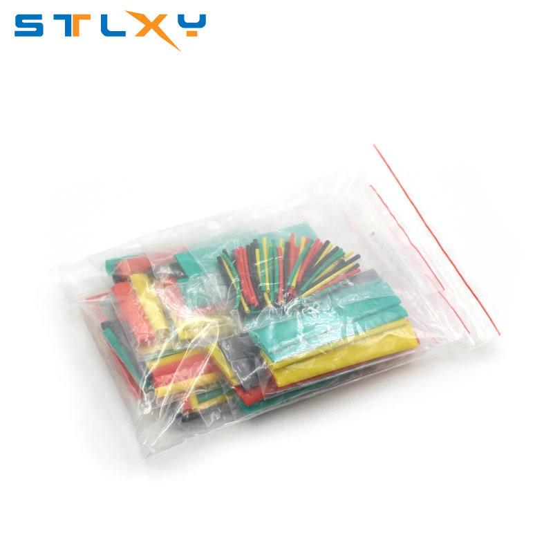 164PCS Set Heat Shrink Tubing Kit Flame Retardant Insulation Sleeving Electrical Tape for Wire Cable Repair