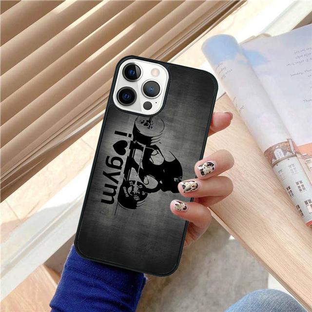 Bodybuilding Gym Fitness Coque Shell For iPhone 17 Air 15 16 14 13 12 Pro Max 11 Pro Max Plus Phone Case Cover