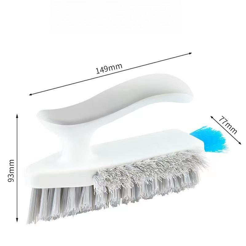 Multi Functional Gap Brush, Bathroom Brush, Wall Corner Brush, Bathroom Handheld Floor Brush, Three in One Cleaning Brush