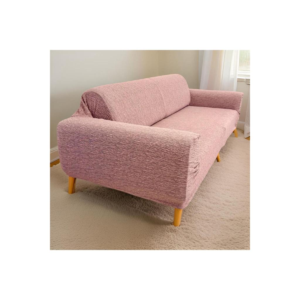 Jacquard 3-seater Sofa Cover, Sofa Bed Sofa Cover 1 Piece Stone Gray