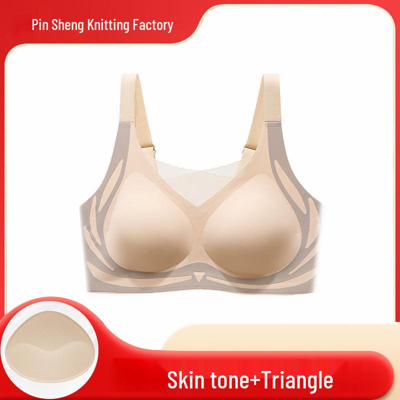 Women's Seamless Post-Mastectomy Bra with Breathable Silicone Prosthesis