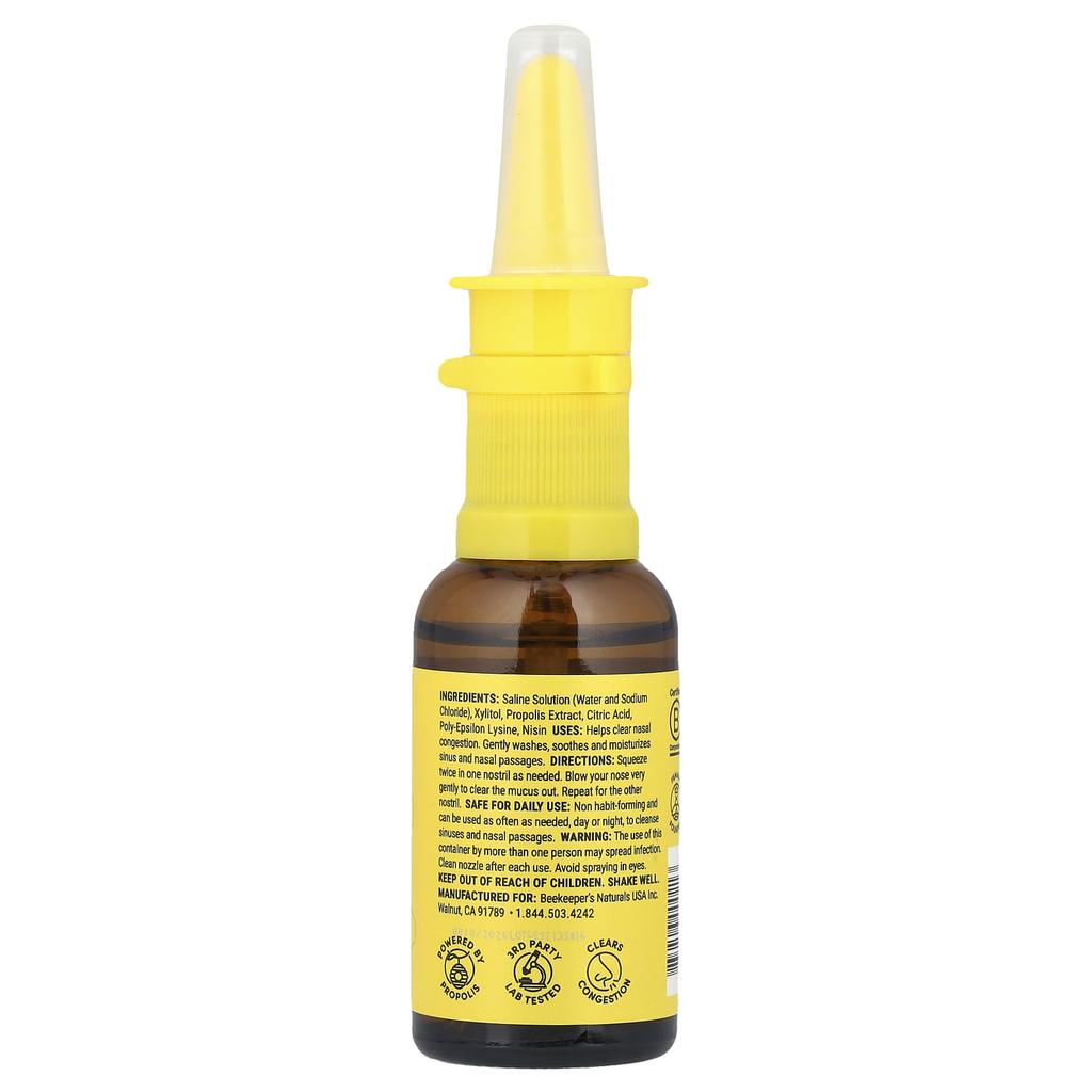 Beekeeper'S Naturals, Propolis Nasal Spray, 30Ml(1Fl Oz)