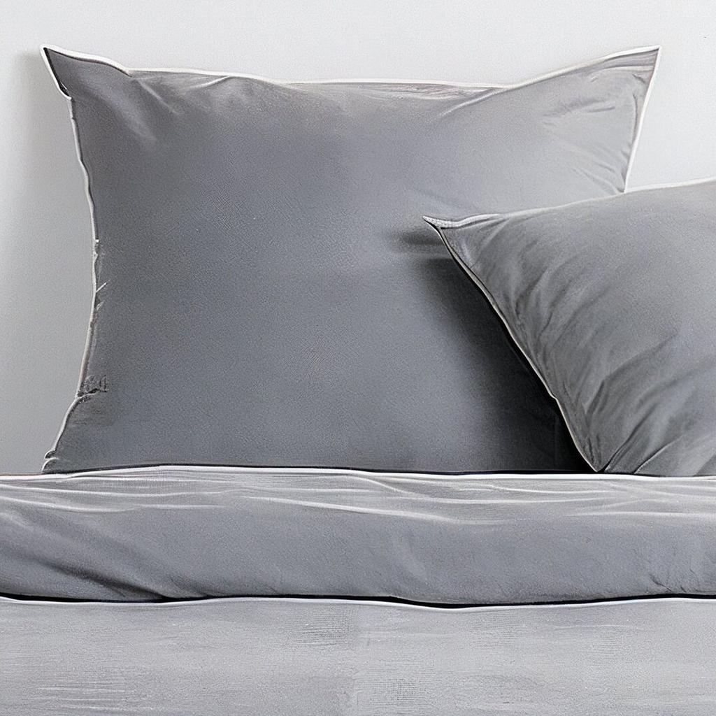 Bedding Set - TODAY - Essential - 2 People - 220 X 240 Cm - Washed Grey Effect