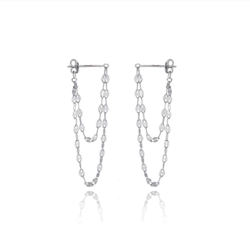 Retro Light Luxury Korean-Style Pearl Tassel Earrings for Women