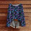 Long Sleeve Shirts For Women Print Graphic Tees Blouses Casual Plus Size Basic Tops Pullover