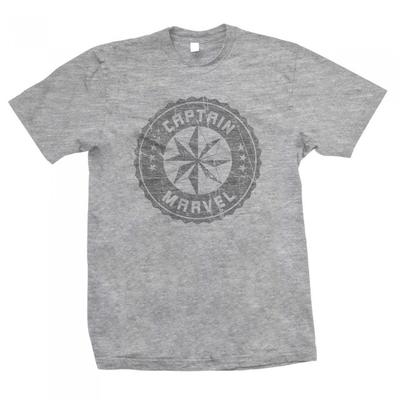 Captain Marvel Unisex Adult Circle T-Shirt