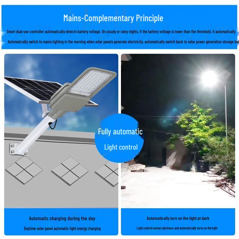 High-Power Long-Endurance LED Solar Street Lights for Rural Roads