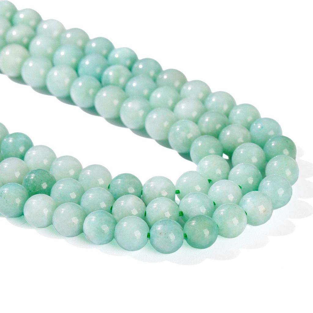 Myanmar Jade & Chalcedony Beads Bracelet DIY Jewelry Accessories