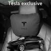 For Tesla Model 3 Y S Model X Car Headrest Neck Support Seat Soft Neck Pillow Automobile Tesla Car Pillow Neck Rest Cushion