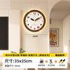 Round Digital Wall Watch Living Room Restaurant Fashion Creative Design Bedrooms Clock Wall Luxury Horloge Murale Home Decor