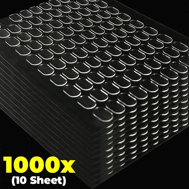 Removable Double Sided Gel Glue Pads Self Adhesive Dots Action Figures Poster Dolls Wall Hanging Clear Sticky Glue Fixed Patches