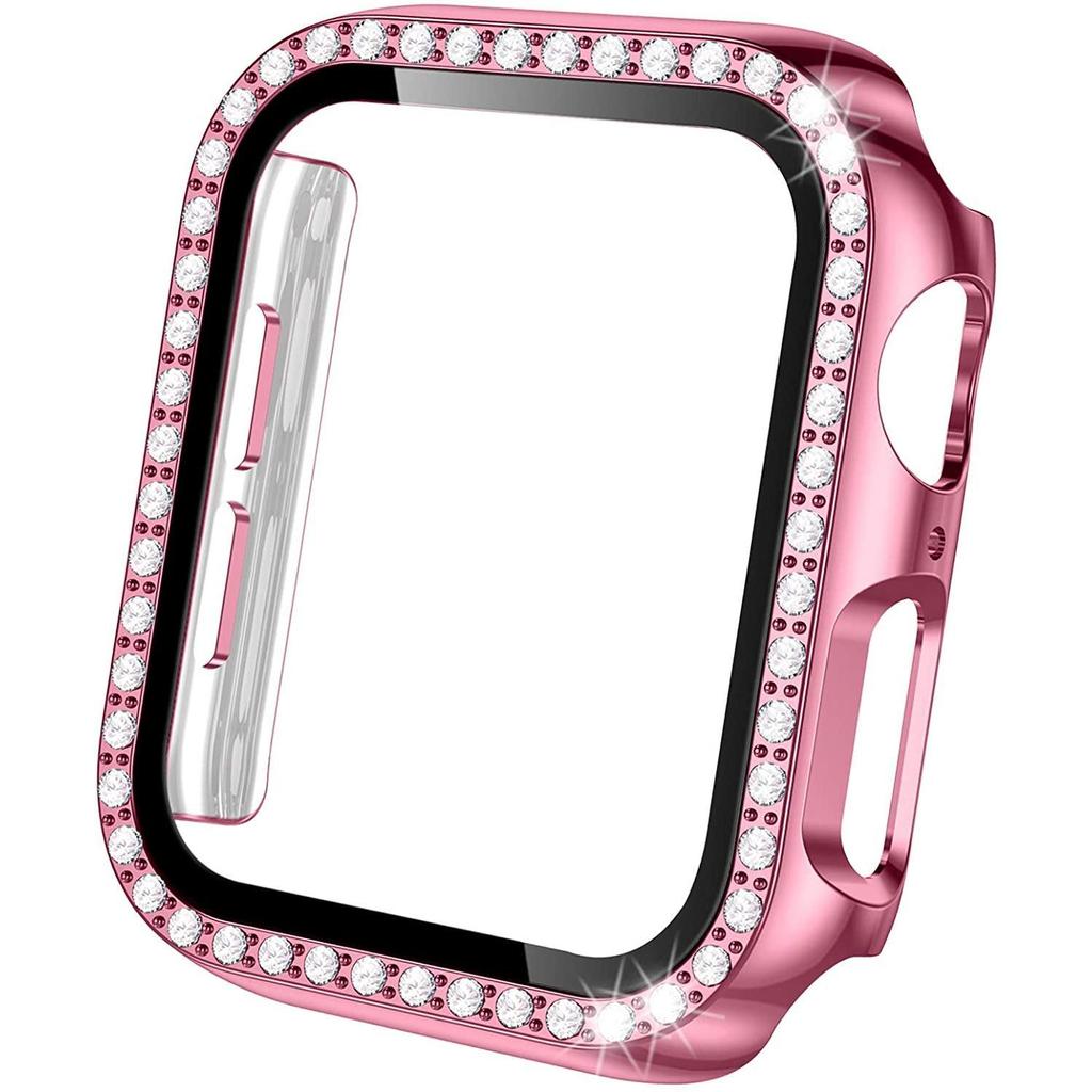 Cristal+Funda Para Apple Watch series 9 8 SE 7 6 5 4 3 parachoques Apple watch Funda 44mm 40mm 45mm 41mm iWatch 42mm 38mm Accesorios
